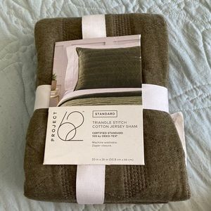 One pillow Cotton Jersey Sham